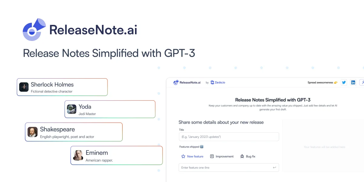 Сайт Releasenote.ai