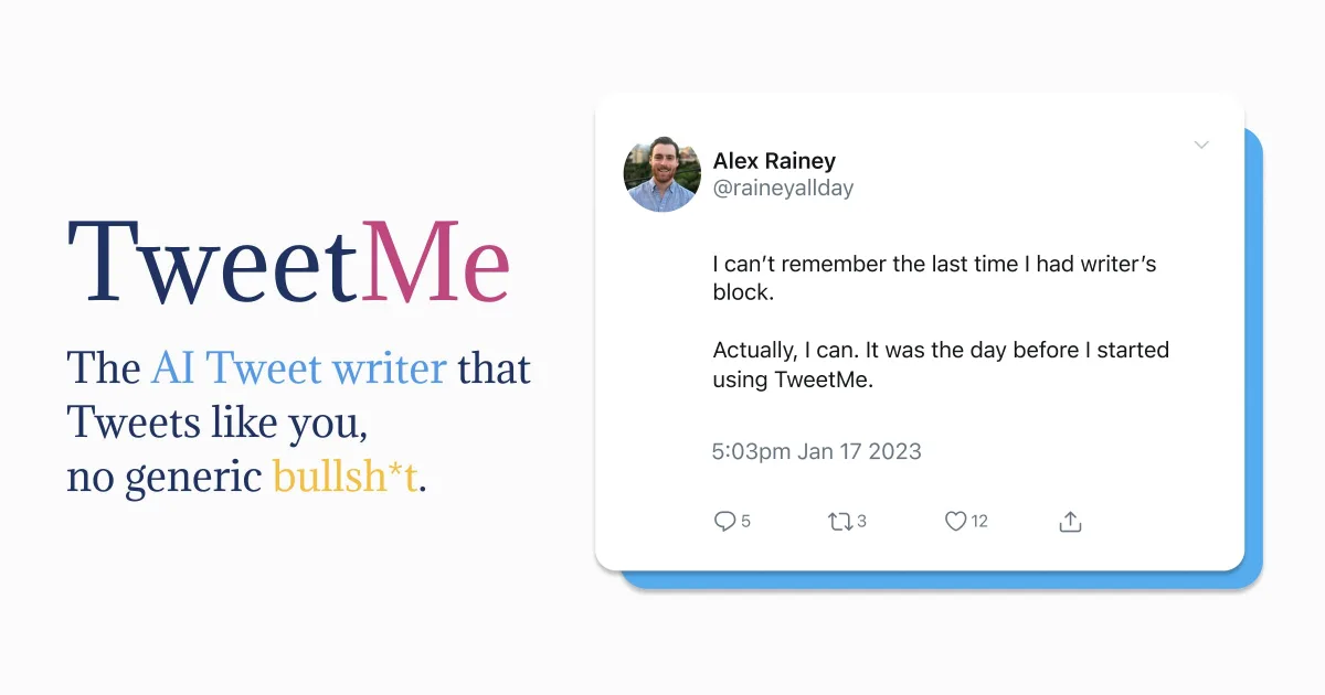 Сайт TweetMe
