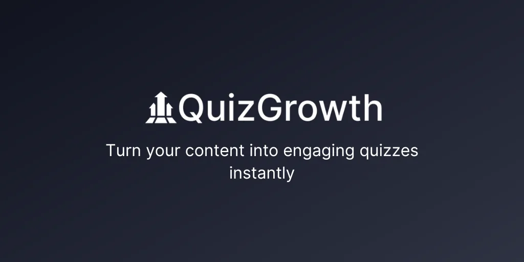 Сайт QuizGrowth