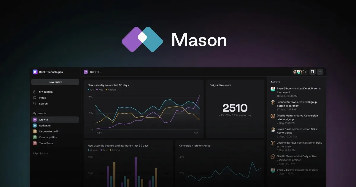 Сайт Mason