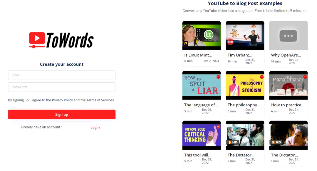Сайт ToWords