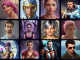 Логотип AI Portrait Generator