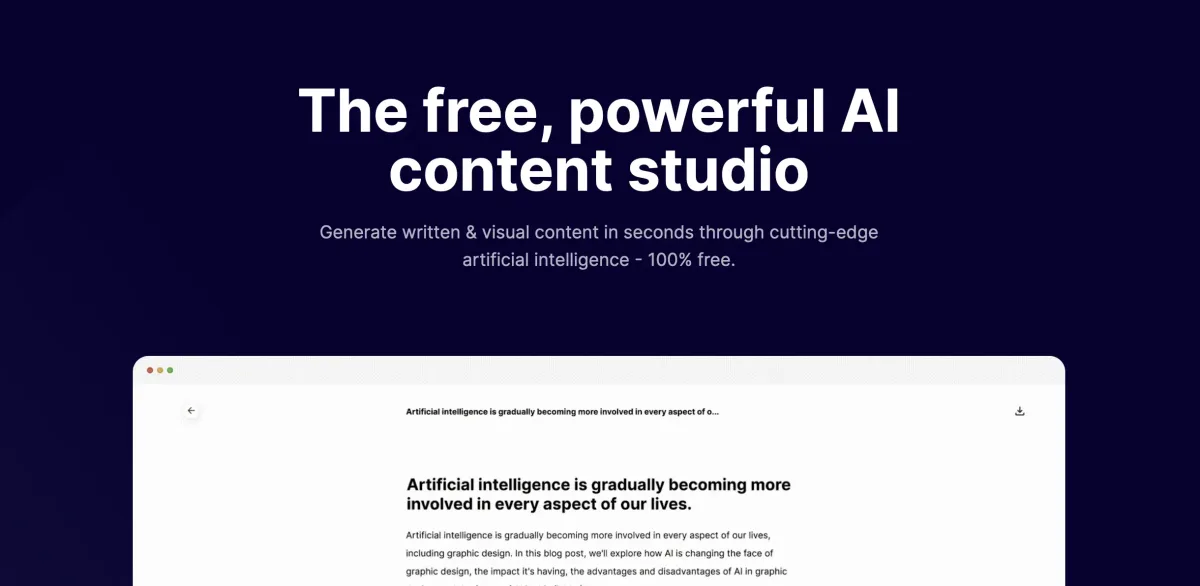 Сайт Maker AI