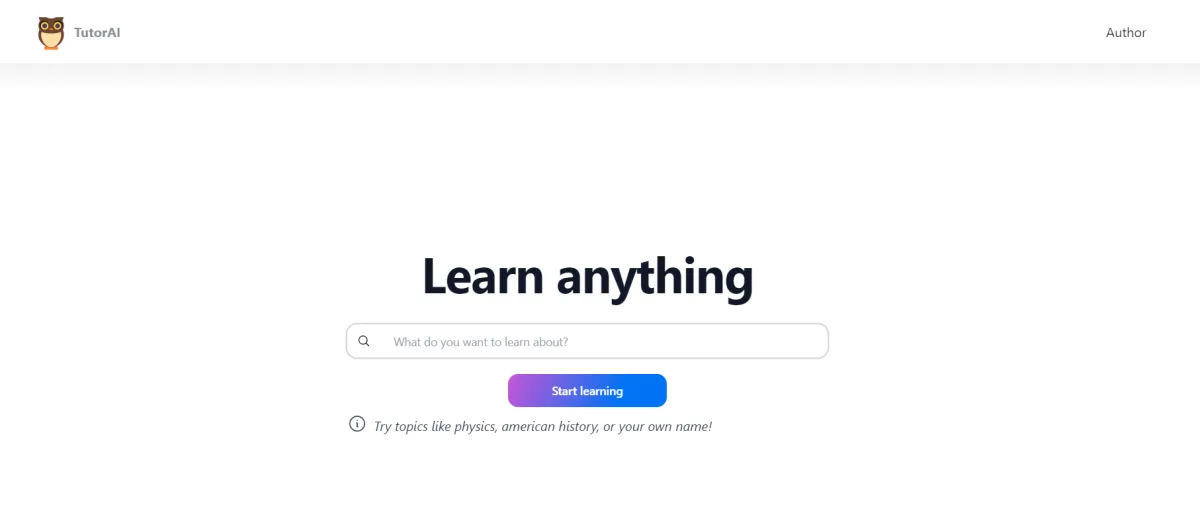 Сайт TutorAI