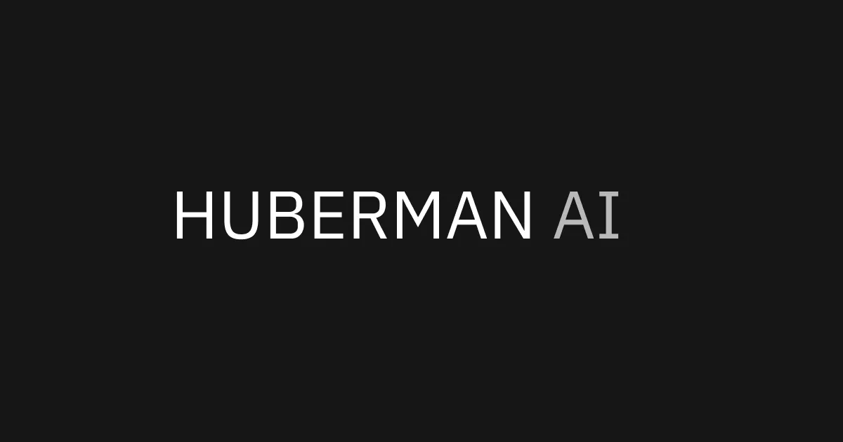 Сайт Huberman AI