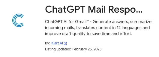 Сайт ChatGPT Mail Responder