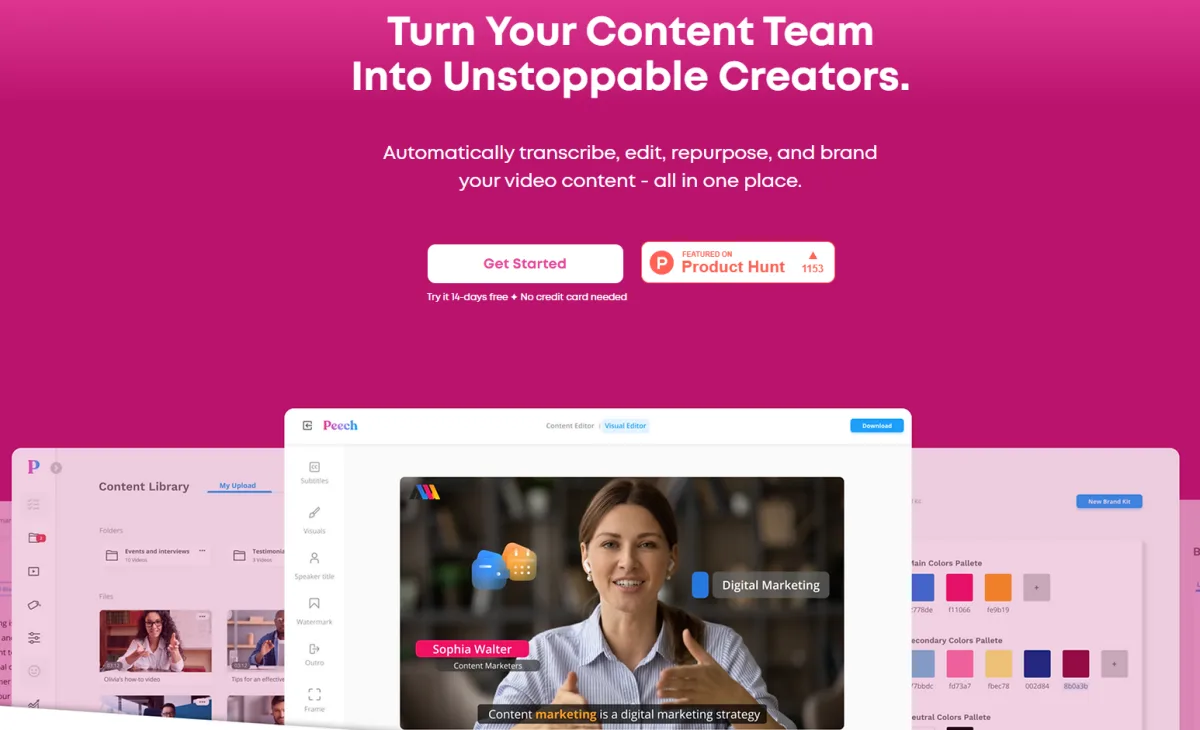 Сайт PEECH