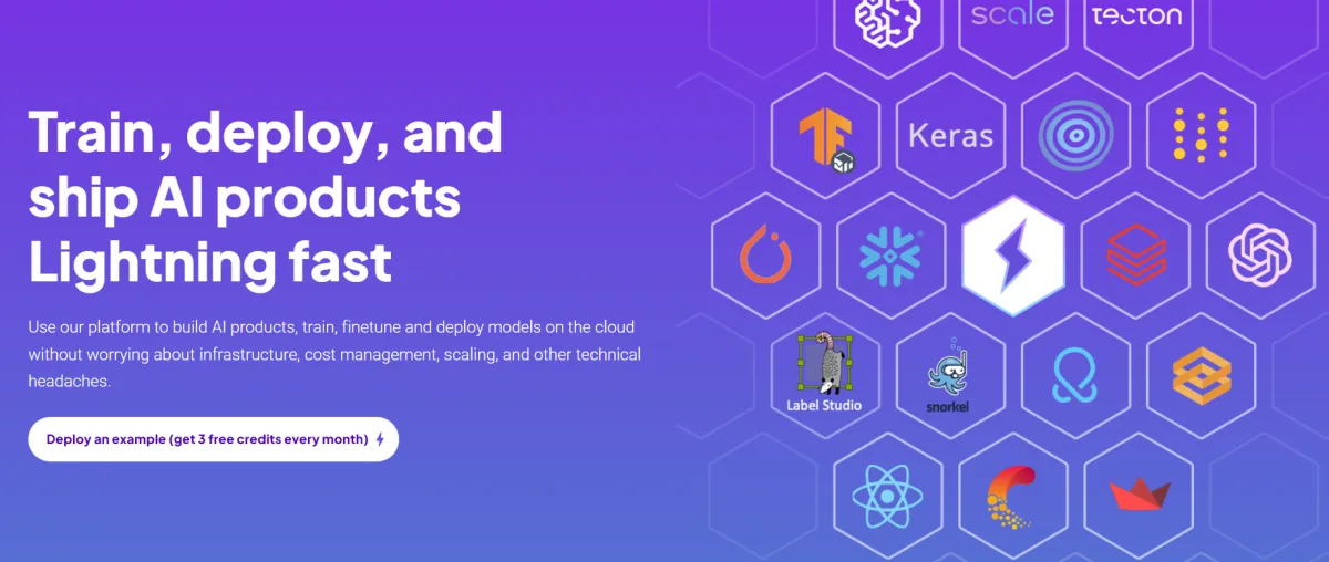 Сайт Lightning AI