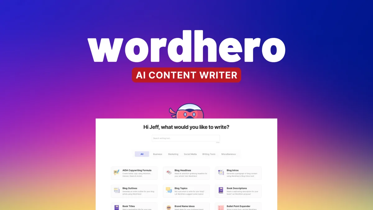 Сайт WordHero