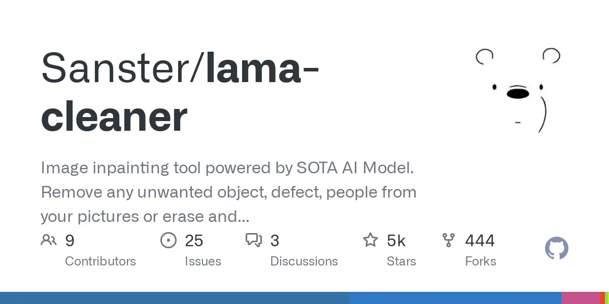 Сайт Lama Cleaner