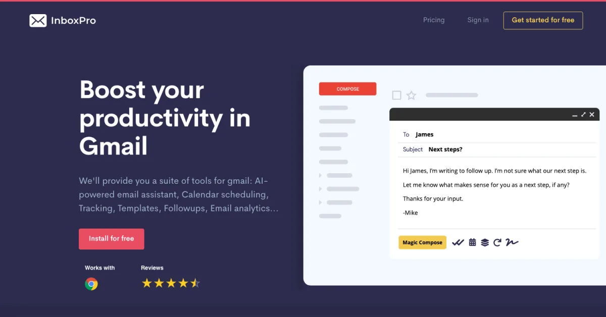 Сайт InboxPro